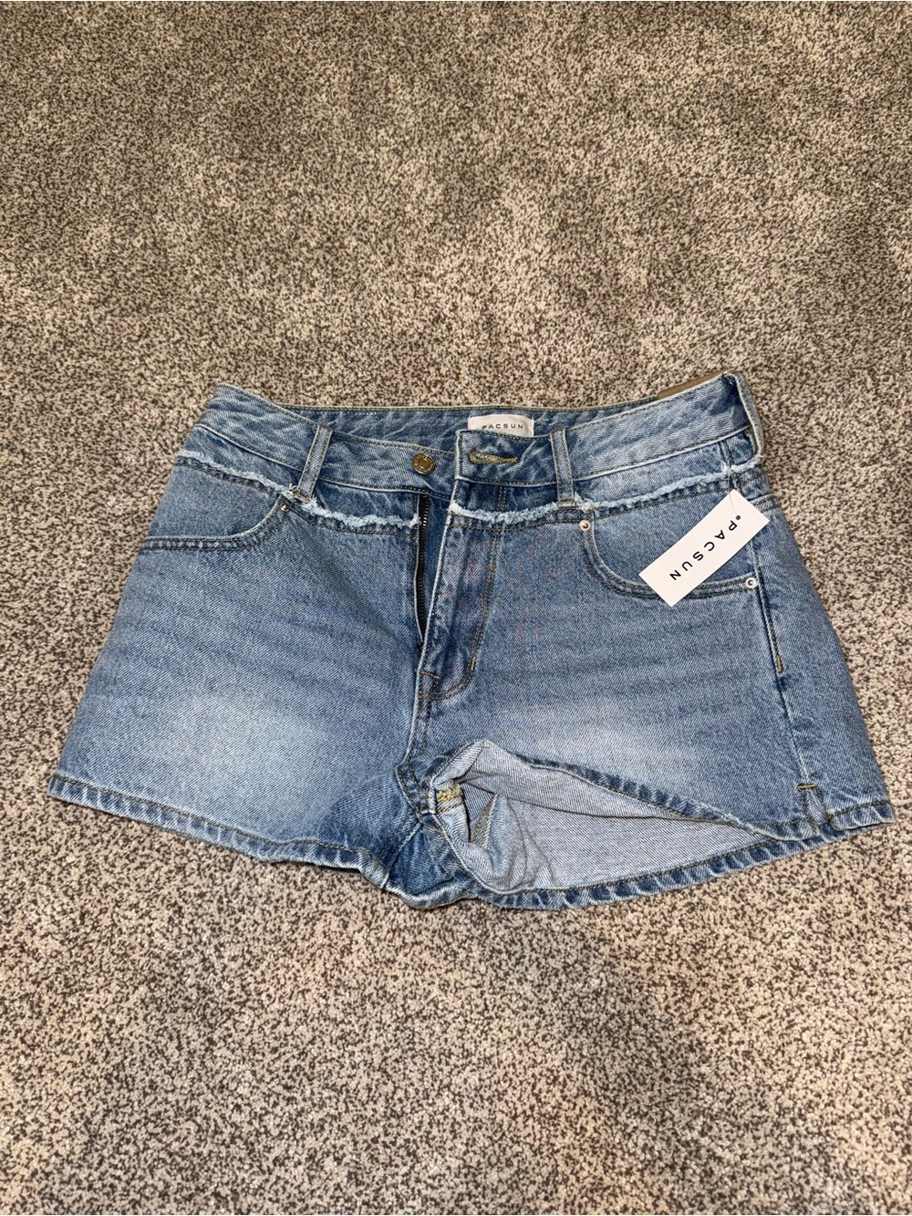 PacSun Light Wash Denim High-Rise Jean Shorts